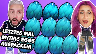 DAS LETZTE MAL IN UNSEREM LEBEN ÖFFNEN WIR MYTHIC EGGS BEI ADOPT ME! Phönix und Goldhorn?