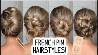 HOW TO: FRENCH PIN HAIRSTYLES FOR SUMMER - SHORT, MEDIUM & LONG HAIRSTYLES