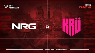 NRG vs KRU - VCT Americas Stage 1 - W4D5 - Map 1