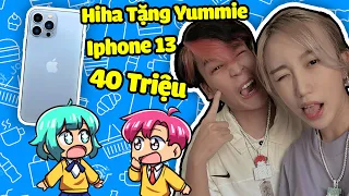 Hiha Tặng Yummie Điện Thoại IPHONE 13 trị giá 40 Triệu ( Hiha & Yummie Vlog ) 😎🤩