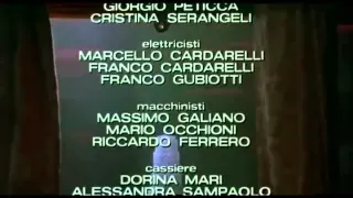 Capriccio (titoli di coda) - Tinto Brass, 1987