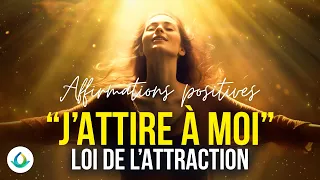 Écoutez cela tous les jours - "J'ATTIRE À MOI" (Affirmations Positives) - Loi de l'Attraction