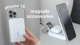 MUST HAVE iPhone 15 Accessories | Anker MagSafe 3-in-1 charger & Power Bank (Unboxing & Review)