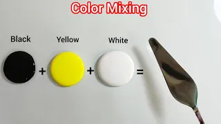 Guess the final color 🎨 | Satisfying video | Art video | Color mixing video | Paint mixing video