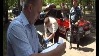 Видео задержания днепропетровского инкассатора 1
