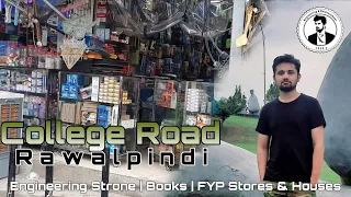 Visit to College Road Rawalpindi | Engineering Books, Services components and Equipment | FYP houses