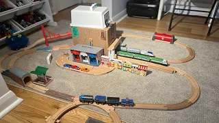 Toy train station story !