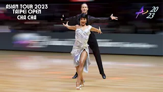 Professional latin Cha-Cha-Cha final - Asian Dance Tour 2023 | Taipei Open