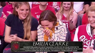 Emilia Clarke Booed at Rockets game for Episode 5 of Game of Thrones The Mad Queen