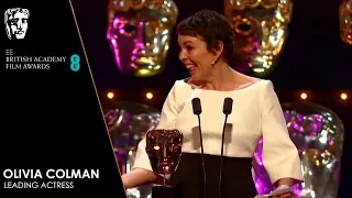 Olivia Colman Delivers Emotional Speech & Wins Leading Actress | EE BAFTA Film Awards 2019