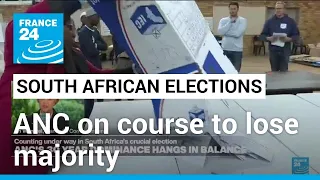 ANC on course to lose majority in South Africa's seismic election • FRANCE 24 English