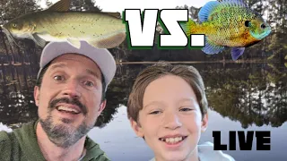 Live fish-off! Ray vs. Dylan (catfish & bluegill)