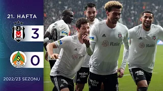 Beşiktaş (3-0) C. Alanyaspor | 21. Hafta - 2022/23