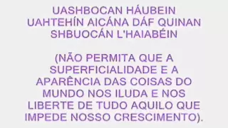 ORAÇÃO DO PAI NOSSO EM ARAMAICO COM LEGENDA