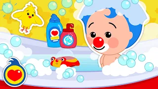 Tomar Banho (Bath Song) 🚿 🛁 | Música Infantil | Um Herói do Coração