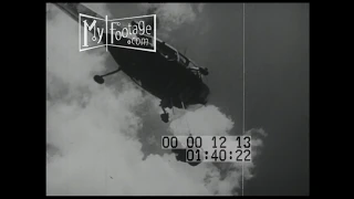 1955 Women Daredevils Does Stunts From a Helicopter Over New York City