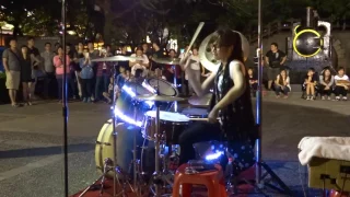 羅小白 S. White. SEXY LOVE. Барабанщица-виртуоз из Тайваня นางฟ้าตีกลอง Amazing Girl Drummer