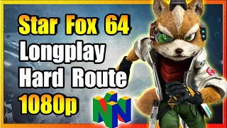 Lylat Wars / Star Fox 64. 1080p. Longplay - Hard Route