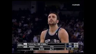 Manu Ginobili: Leading the Spurs over the Warriors (2009, 32 points)