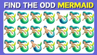 Find The ODD One Out 🐬 🧜‍♀️ Find The ODD Emoji Out | Emoji Quiz | Easy, Medium, Hard, Legendary