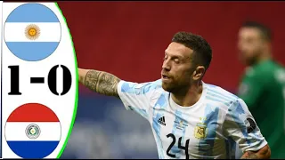 Argentina vs Paraguay 1-0 All Goals & Hіghlіghts - 2021