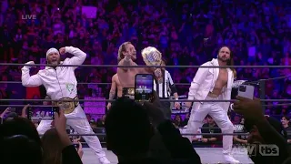 The Elite Entrance as AEW World Trios Champions: AEW Dynamite, Feb. 8, 2023