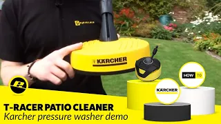 Pressure Washer Surface Cleaner Demo - What Does a Karcher T-Racer Do?