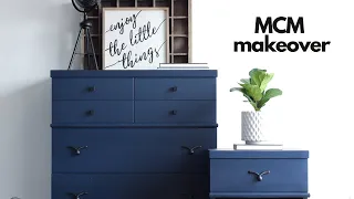 Mid Century Modern Furniture Flip | Country Chic Paint | Trash to Treasure