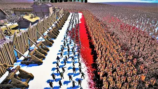 ELITE ROMAN MILITARY CAMP 1,000,000 ZOMBIES INVASION! - Ultimate Epic Battle Simulator 2 | UEBS 2