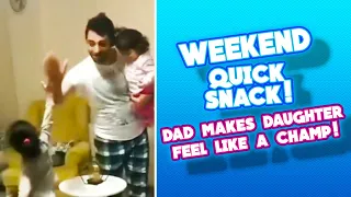 💖 A Dads Love | Dad winning while parenting his daughters | Dad makes daughter feel like a champ!! 💖