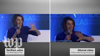 Pelosi videos manipulated to make her appear drunk are being shared on social media