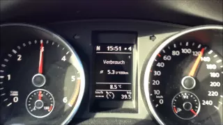 VW Golf VI 1.6 TDI 105 HP Blue Motion Technology Acceleration 0-150 km/h | 0-100 11.6sec