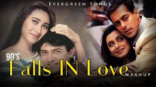 Falls In Love Mashup | Old Love Song | Udit Narayan, Alka Yagnik, Kumar Sanu, Lata Mangeshkar