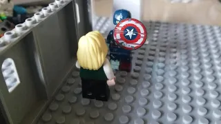 Lego What If...? Bucky vs Zombie Captain America.