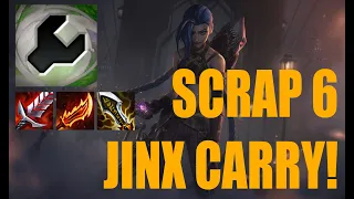 6 SCRAP JINX CARRY + 4 BRUISERS SHRUG IT OFF! | TFT SET 6 #1