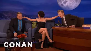 Evangeline Lilly's Ear Fetish | CONAN on TBS