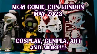 What did I see in MCM Comic Con London May 2023? - Cosplay, Gunpla, Art and More in 4K!!