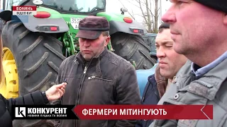 На Волині фермери  заблокували трасу біля пункту пропуску «Устилуг-Зосін»