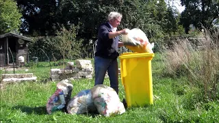 So viele Gelbe Säcke passen in eine Gelbe Tonne