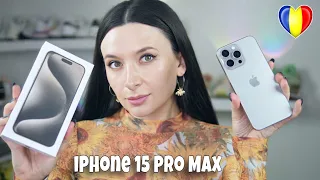 Unboxing iPhone 15 Pro Max *Despachetare ASMR în Română