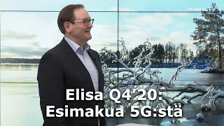 Elisa Q4'20: Esimakua 5G:stä