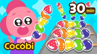 What's Your Favorite Tanghulu?😍🍓Sweet Fruits and Snacks Songs for Kids | Cocobi