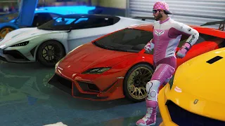 I Made a Lamborghini Garage - GTA Online DLC