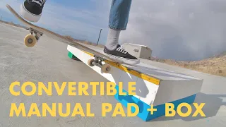 Building a Convertible Skateboard Manual Pad + Box