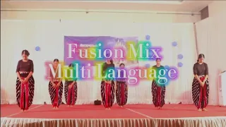 Fusion Mix Girls Dance performance ✨ ||Hindi-English-Malayalam-Tamil || #dance #viral #trending