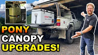 Jocko's Cheap & Easy DIY Canopy Mods! $50 water tank & pump setup + top value for money 12v setup!