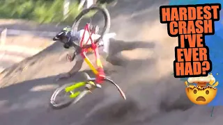 THE HARDEST CRASH I'VE EVER HAD? - CRANKWORX MTB SLOPESTYLE