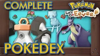 Pokémon Let's Go Pikachu & Eevee - Complete Shiny Pokédex (All 153 Pokémon)