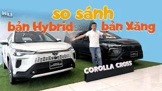 So sánh Toyota Corolla Cross 2024 hev và Corolla Cross 2024 bản v