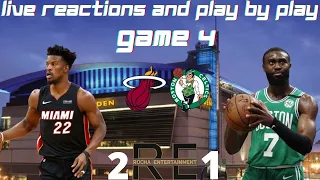 Miami Heat Vs Boston Celtics | Live Reactions And Play By Play | Game 4 Live Stream